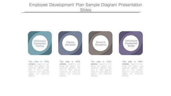 Employee Development Plan Sample Diagram Presentation Slides Employee Development Plan Sample Diagram Presentation Slides