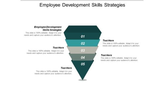 Employee Development Skills Strategies Ppt PowerPoint Presentation Slides Guidelines Cpb