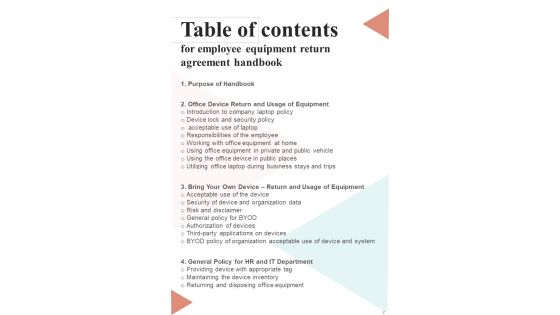 Employee Device Return And Guidelines For Company Handbook Slide02