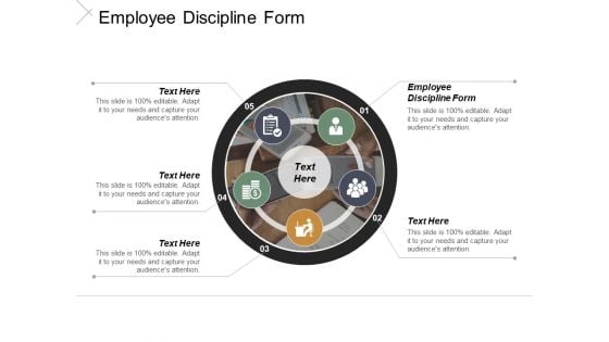 Employee Discipline Form Ppt Powerpoint Presentation Show Cpb