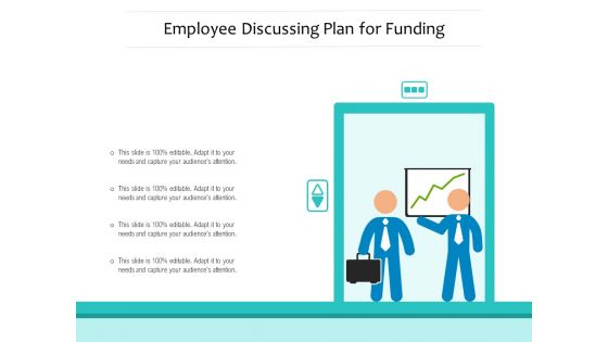 Employee Discussing Plan For Funding Ppt PowerPoint Presentation Icon Deck PDF