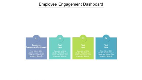 Employee Engagement Dashboard Ppt PowerPoint Presentation Styles Picture Cpb