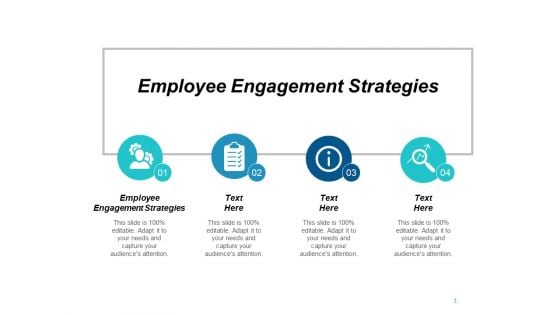 Employee Engagement Strategies Ppt PowerPoint Presentation Model Slide Cpb