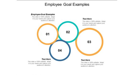 Employee Goal Examples Ppt PowerPoint Presentation Show Example Introduction Cpb