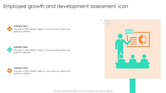 Employee Growth And Development Assessment Icon Slides PDF