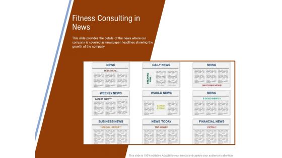 Employee Health And Fitness Program Fitness Consulting In News Information PDF