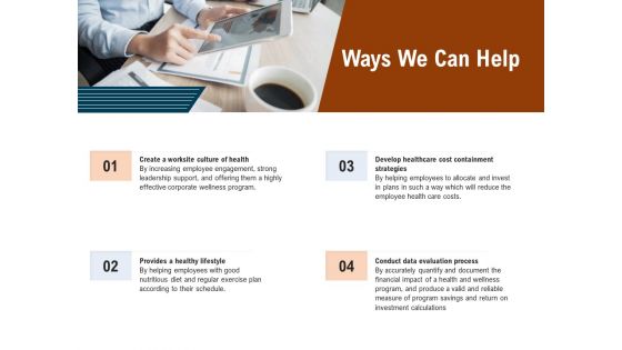 Employee Health And Fitness Program Ways We Can Help Rules PDF Employee Health And Fitness Program Ways We Can Help Rules PDF