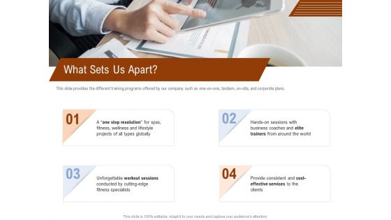 Employee Health And Fitness Program What Sets Us Apart Guidelines PDF Employee Health And Fitness Program What Sets Us Apart Guidelines PDF