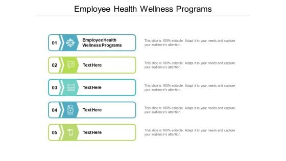 Employee Health Wellness Programs Ppt PowerPoint Presentation Portfolio Summary Cpb