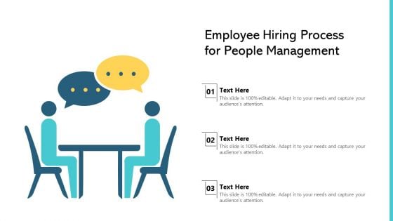 Employee Hiring Process For People Management Ppt Infographic Template Guide PDF