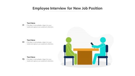 Employee Interview For New Job Position Ppt PowerPoint Presentation File Infographics PDF