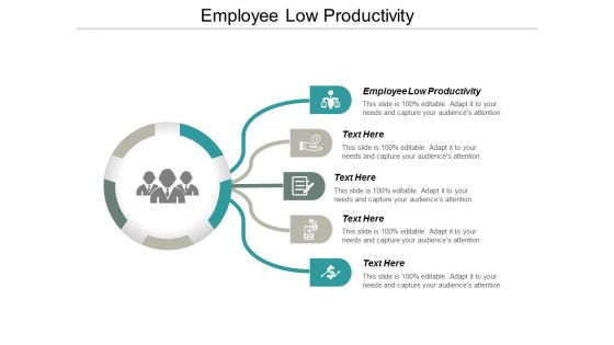 Employee Low Productivity Ppt PowerPoint Presentation Outline Ideas Cpb