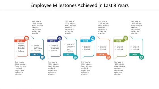 Employee Milestones Achieved In Last 8 Years Ppt PowerPoint Presentation File Grid PDF Employee Milestones Achieved In Last 8 Years Ppt PowerPoint Presentation File Grid PDF
