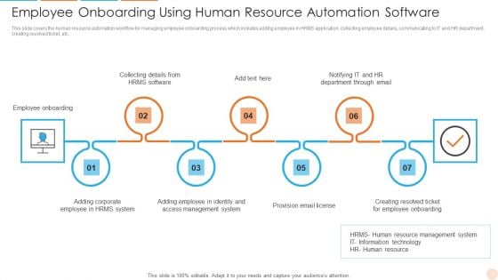 Employee Onboarding Using Human Resource Automation Software Download PDF