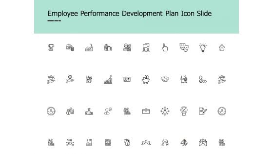 Employee Performance Development Plan Icon Slide Innovation Ppt PowerPoint Presentation Icon Example Topics