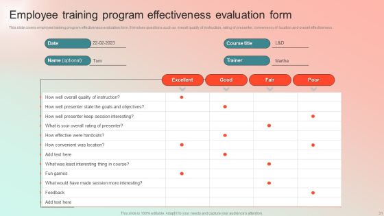 Employee Performance Management Program Ppt PowerPoint Presentation Complete Deck With Slides Slide31