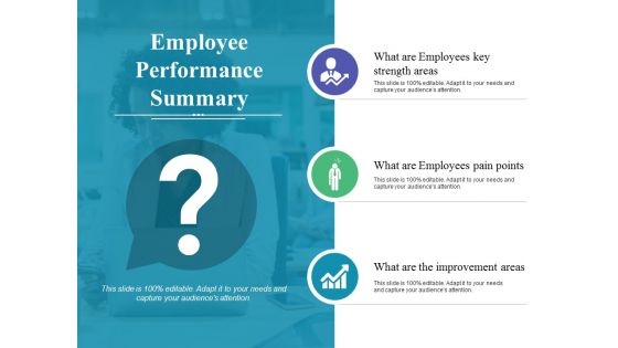 Employee Performance Summary Ppt PowerPoint Presentation Gallery Template