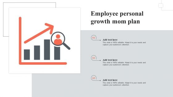 Employee Personal Growth Mom Plan Slides PDF