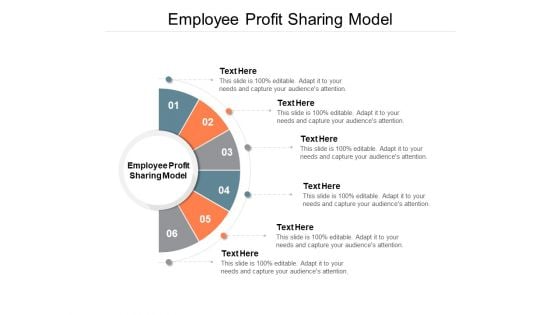 Employee Profit Sharing Model Ppt PowerPoint Presentation Show Influencers Cpb