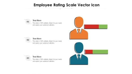 Employee Rating Scale Vector Icon Ppt PowerPoint Presentation Diagram Templates PDF