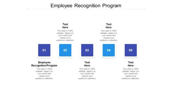 Employee Recognition Program Ppt PowerPoint Presentation Inspiration File Formats Cpb