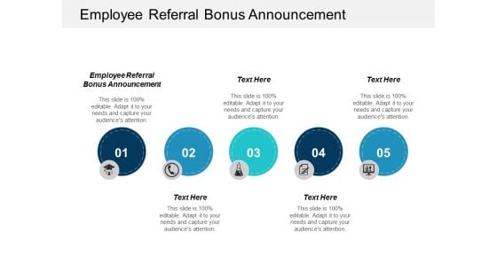 Employee Referral Bonus Announcement Ppt Powerpoint Presentation Styles Ideas Cpb