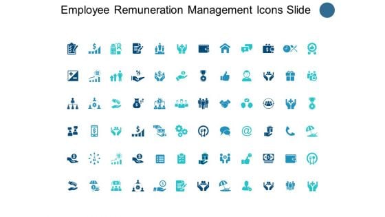 Employee Remuneration Management Icons Slide Dollar Ppt PowerPoint Presentation Ideas Grid