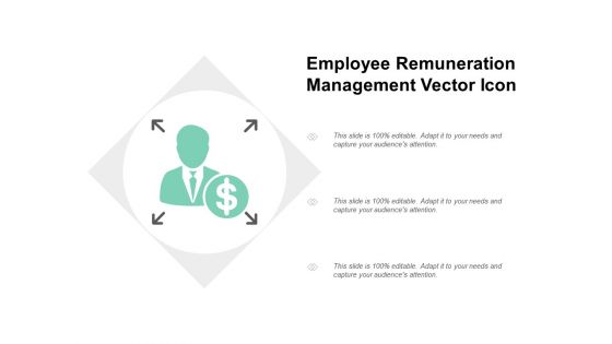 Employee Remuneration Management Vector Icon Ppt PowerPoint Presentation Pictures Example