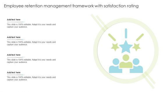 Employee Retention Management Framework With Satisfaction Rating Ppt Icon Example PDF