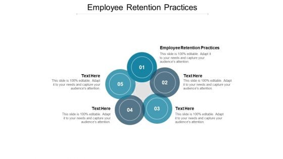 Employee Retention Practices Ppt PowerPoint Presentation Icon Portfolio Cpb