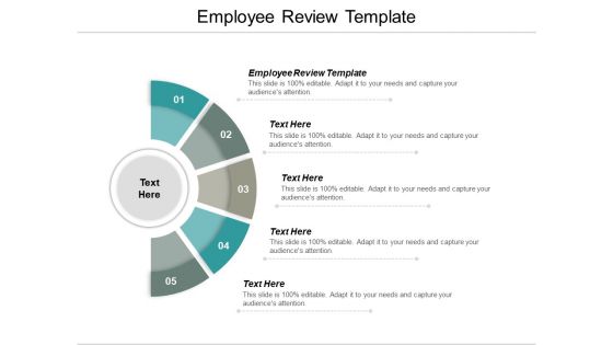 Employee Review Template Ppt PowerPoint Presentation Pictures Styles Cpb