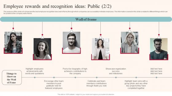 Employee Rewards And Recognition Ideas Public Guidelines PDF
