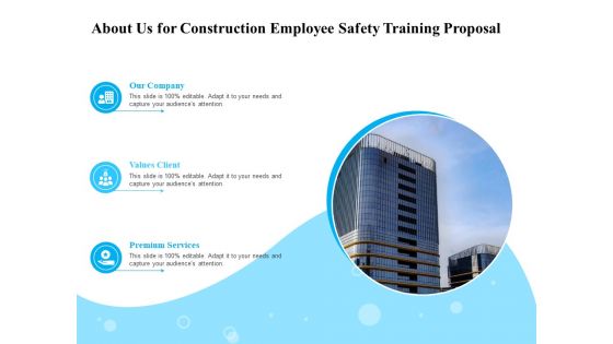 Employee Safety Health Training Program About Us For Construction Employee Proposal Download PDF