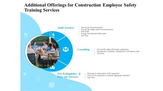 Employee Safety Health Training Program Additional Offerings For Construction Employee Services Structure PDF