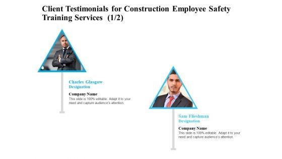 Employee Safety Health Training Program Client Testimonials For Construction Employee Safety Services Information PDF