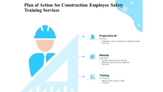 Employee Safety Health Training Program Plan Of Action For Construction Employee Safety Services Rules PDF
