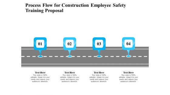 Employee Safety Health Training Program Process Flow For Construction Employee Safety Proposal Designs PDF