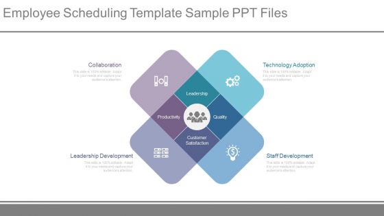 Employee Scheduling Template Sample Ppt Files