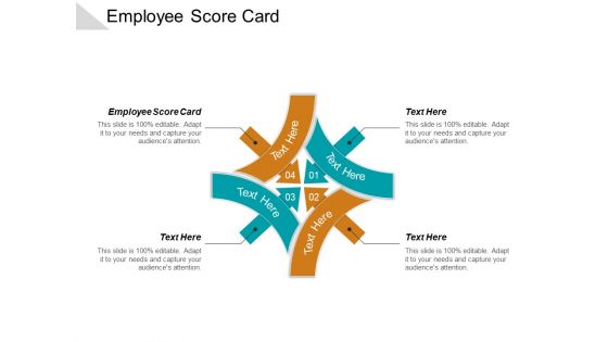 Employee Score Card Ppt PowerPoint Presentation Styles Design Templates Cpb