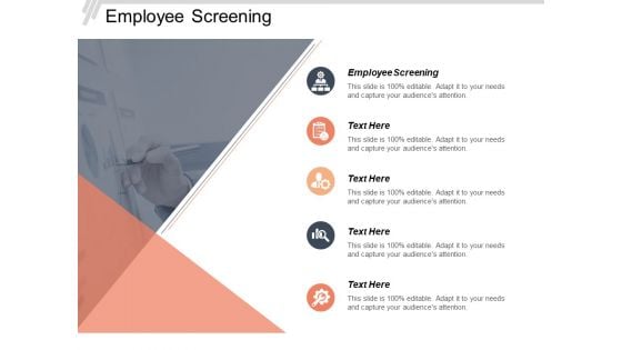 Employee Screening Ppt PowerPoint Presentation Slides Good Cpb