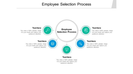 Employee Selection Process Ppt PowerPoint Presentation Professional Diagrams Cpb