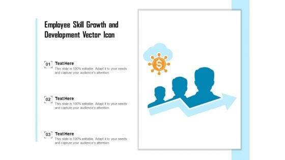 Employee Skill Growth And Development Vector Icon Ppt PowerPoint Presentation File Visuals PDF