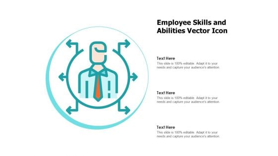 Employee Skills And Abilities Vector Icon Ppt PowerPoint Presentation Portfolio Grid PDF