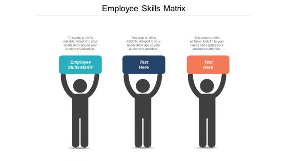 Employee Skills Matrix Ppt PowerPoint Presentation Visual Aids Example File Cpb