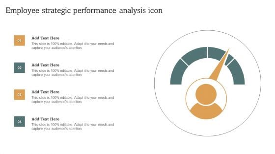 Employee Strategic Performance Analysis Icon Template PDF