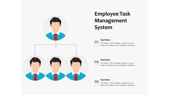 Employee Task Management System Ppt PowerPoint Presentation Gallery Backgrounds PDF