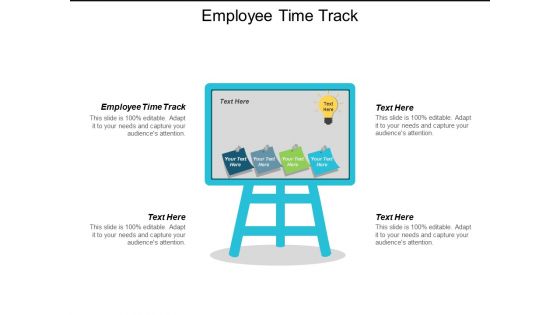 Employee Time Track Ppt Powerpoint Presentation Infographics Shapes Cpb