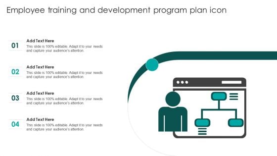 Employee Training And Development Program Plan Icon Designs PDF