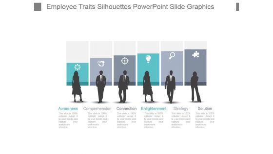 Employee Traits Silhouettes Powerpoint Slide Graphics