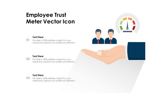 Employee Trust Meter Vector Icon Ppt PowerPoint Presentation Infographics Good PDF